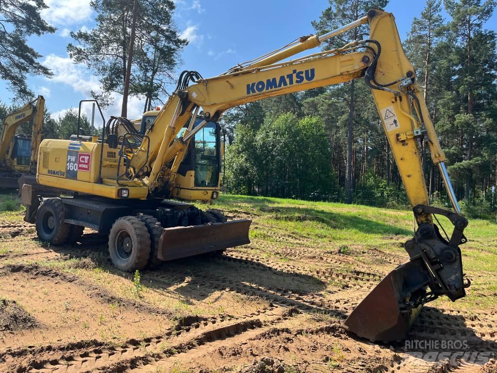 Komatsu PW 160-7 Wheeled excavators