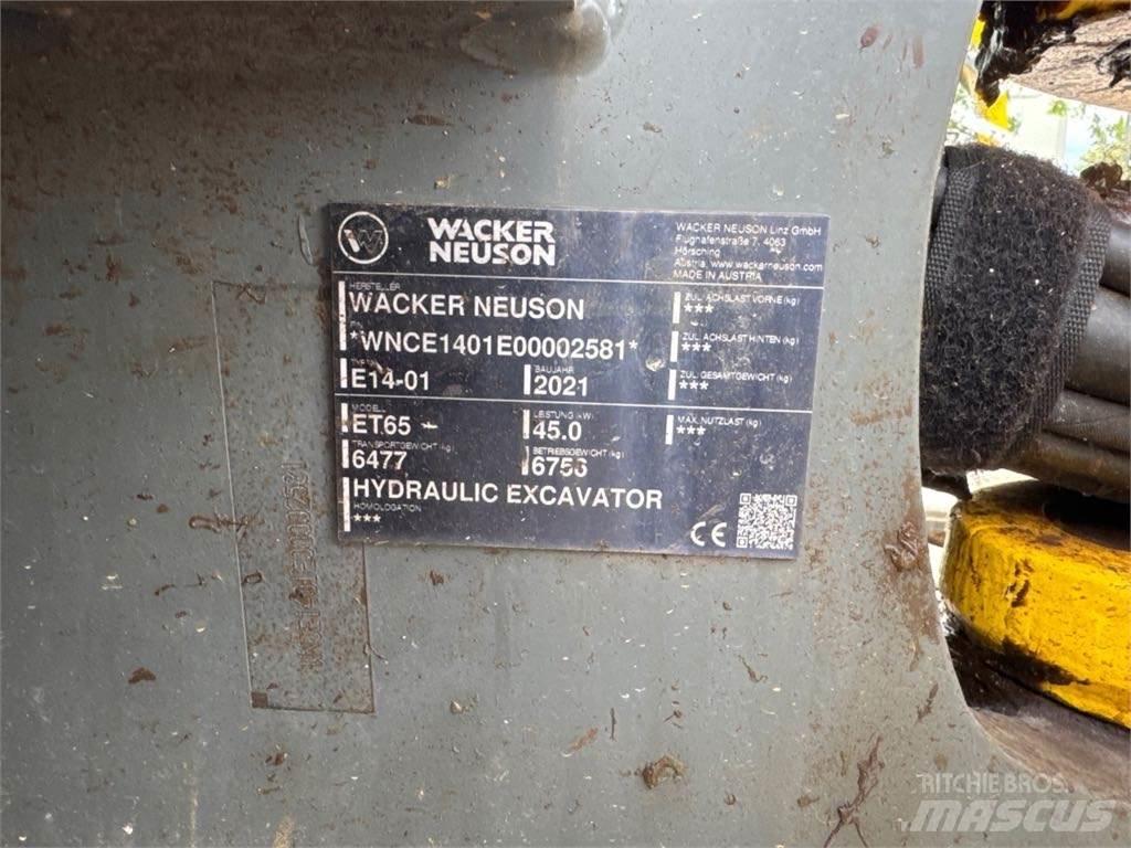 Wacker Neuson ET65 Crawler excavators
