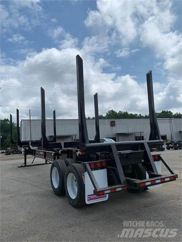 Pitts LT40-8L Timber semi-trailers