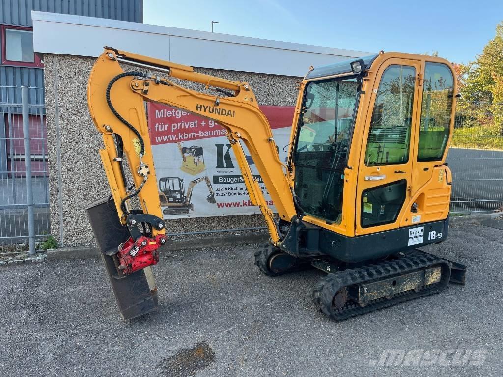 Hyundai R18-9 Mini excavators < 7t (Mini diggers)