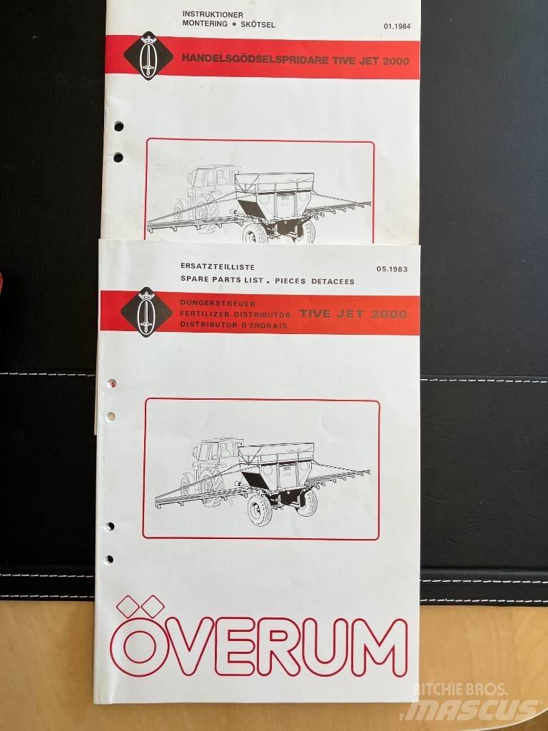 Överum Tive Jet 2000 Mineral spreaders