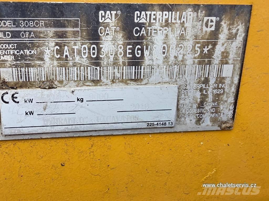 CAT 308 CR Mini excavators  7t - 12t