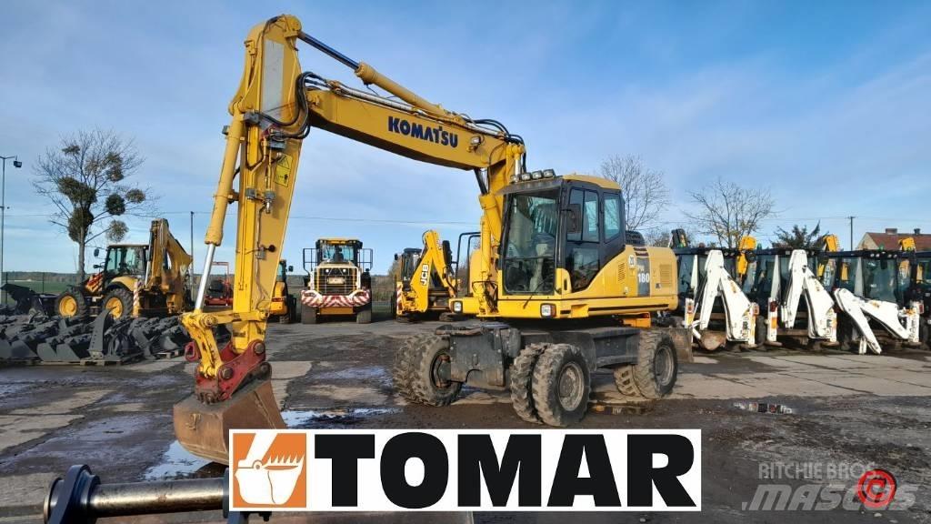 Komatsu PW 180-7 Wheeled excavators