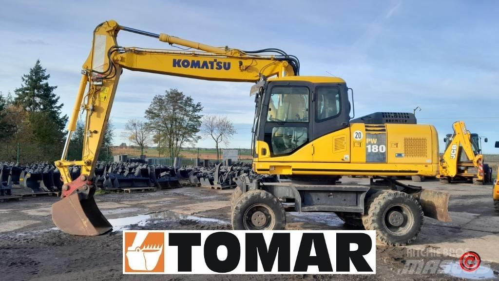 Komatsu PW 180-7 Wheeled excavators