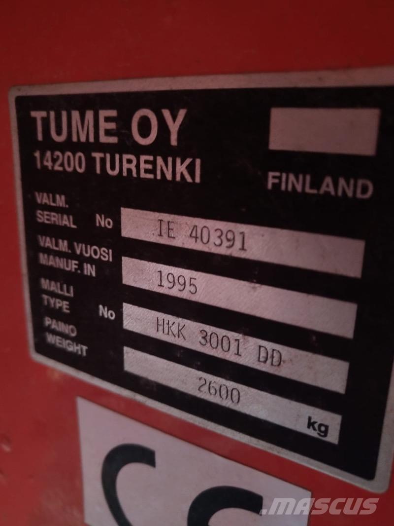 Tume HKK 3001 DD Farm machinery