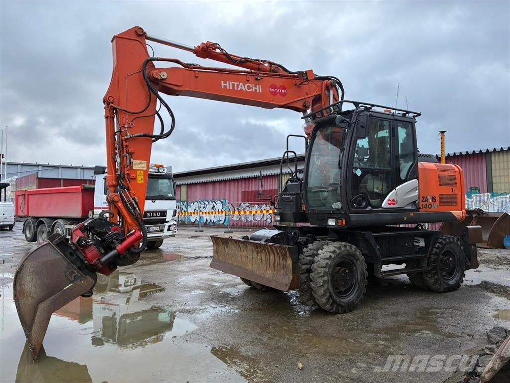 Hitachi ZX140W Wheeled excavators
