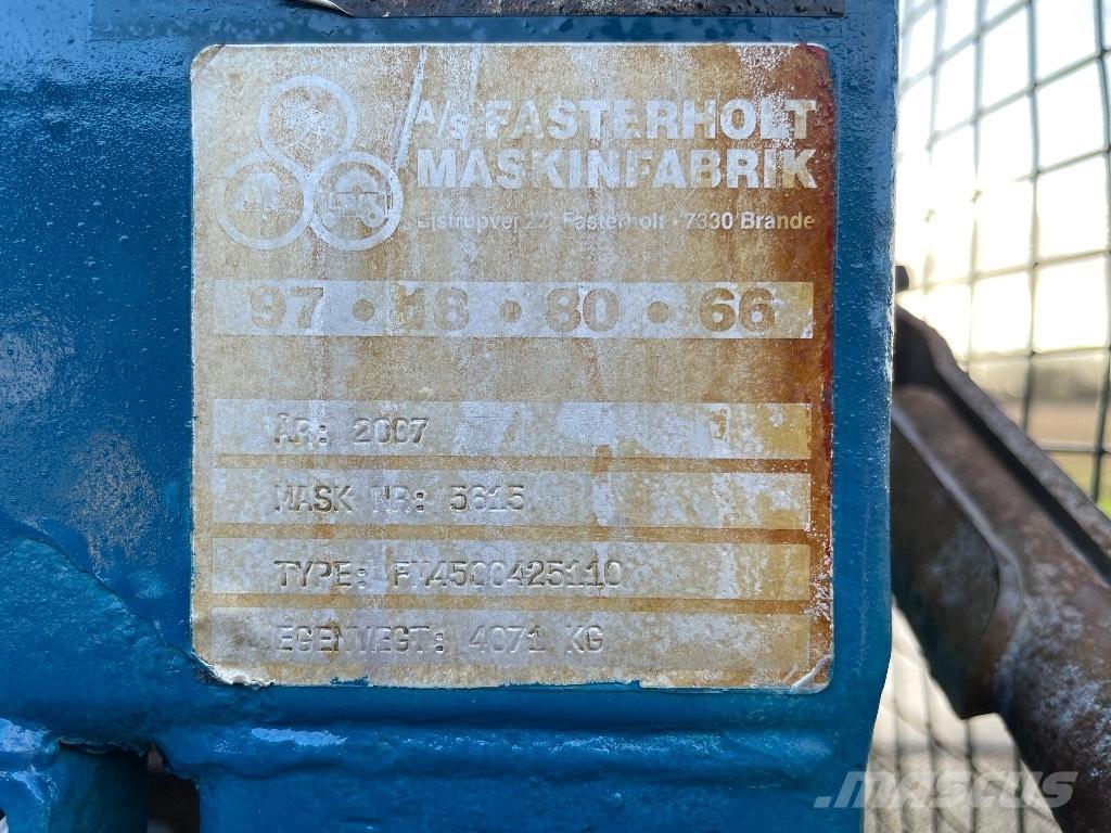 Fasterholt FM 4500 Irrigation systems