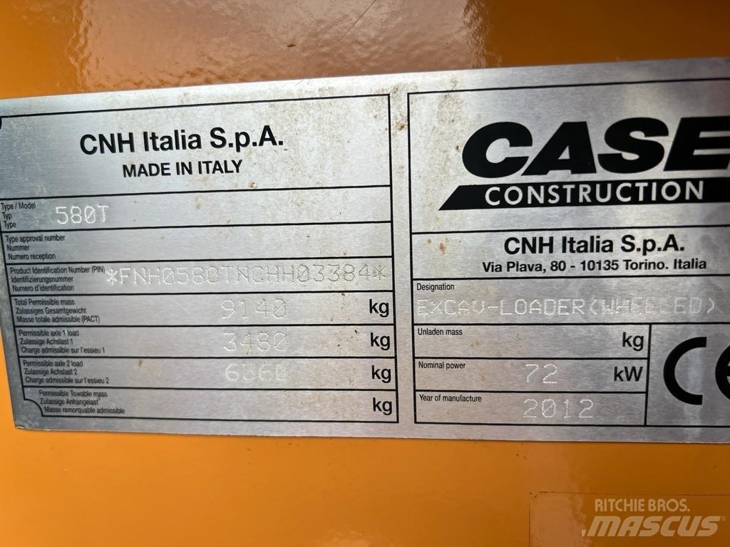 CASE 580 T Backhoe