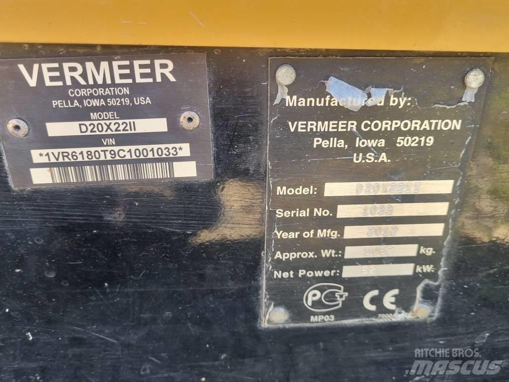 Vermeer D20x22II Horizontal drilling rigs