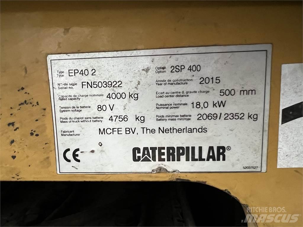 CAT erpillar EP40 Electric forklift trucks