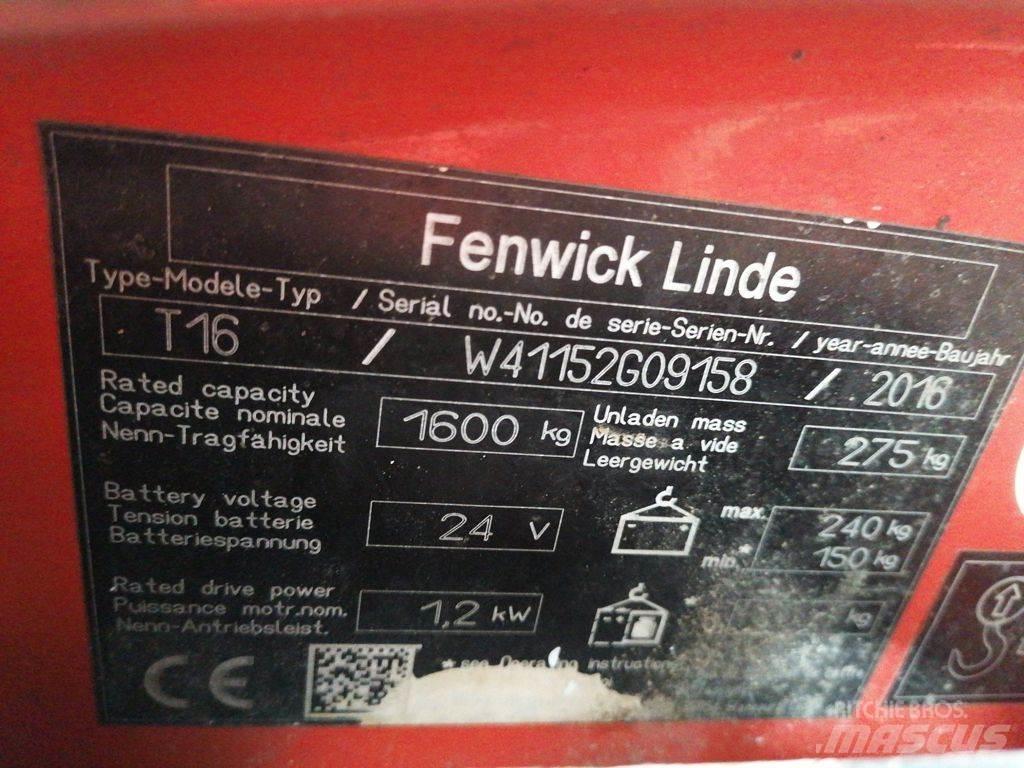 Linde T16 Low lifter