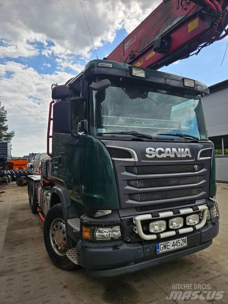 Scania R 560 Timber trucks