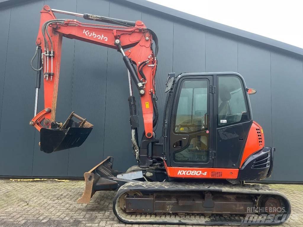 Kubota Kx080-4 Mini excavators  7t - 12t