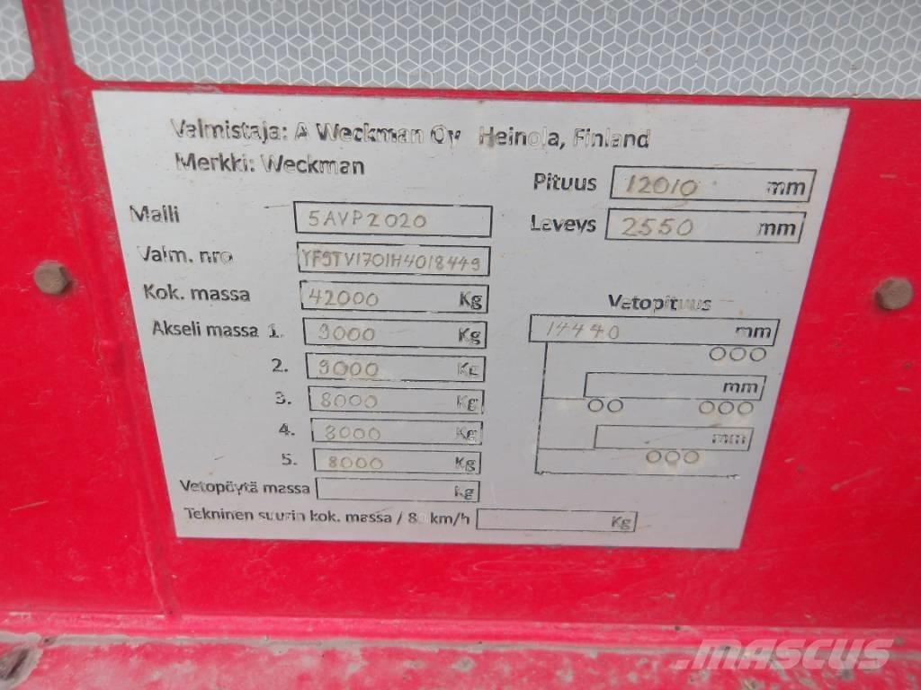 Weckman 5 AVP Timber trailers