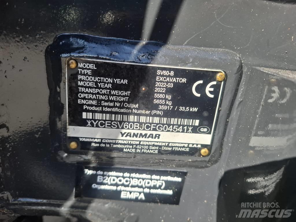 Yanmar SV 60-B Mini excavators < 7t (Mini diggers)