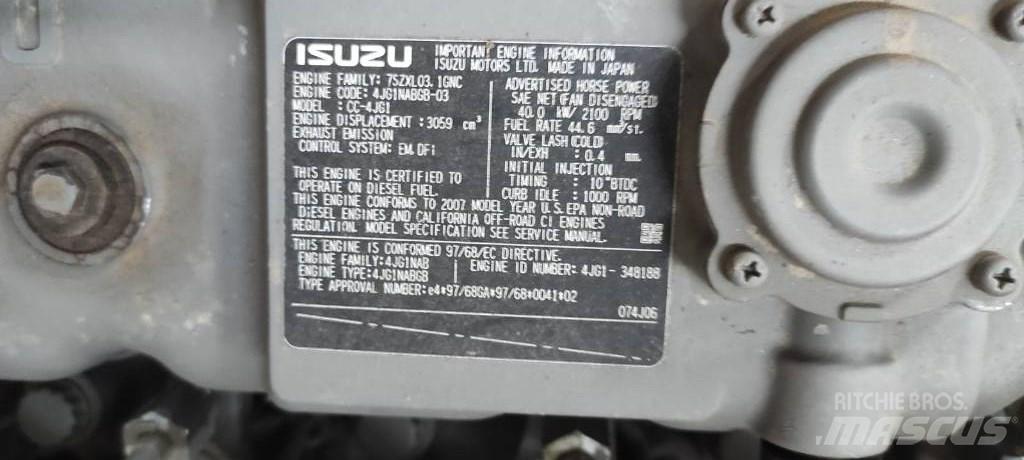 Isuzu CC-4JG1 Engines