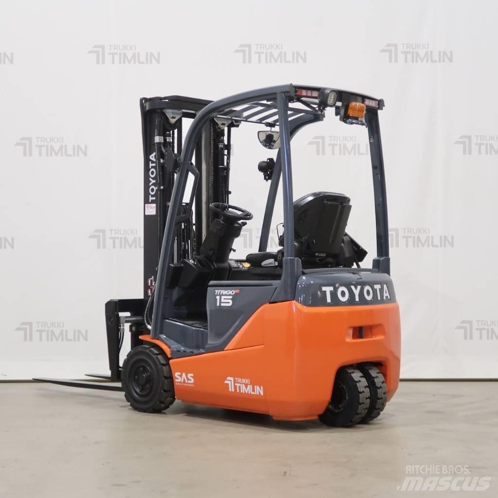 Toyota 8FBE15T Electric forklift trucks
