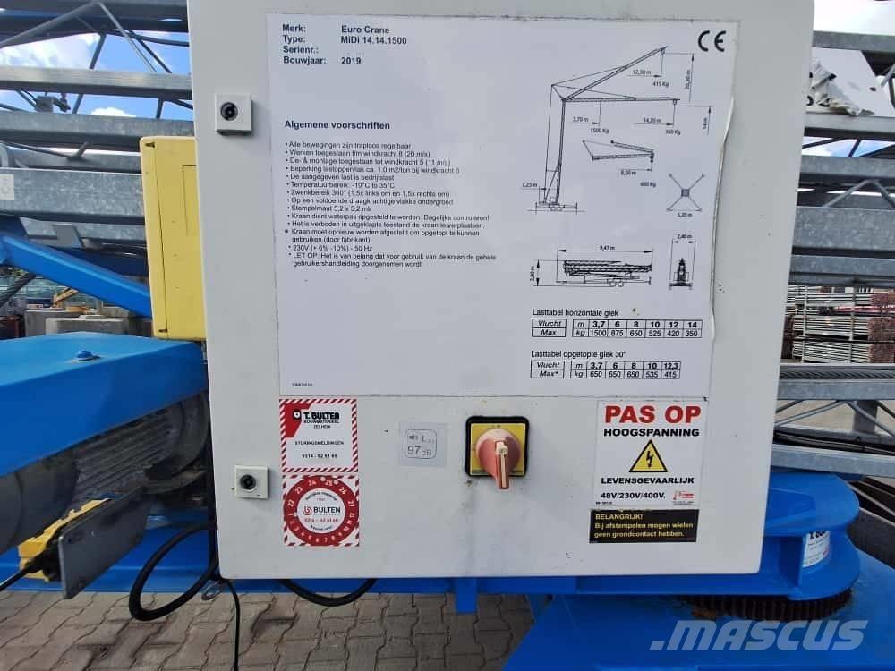 Midi LT 14.14 RD-XP Self-erecting cranes