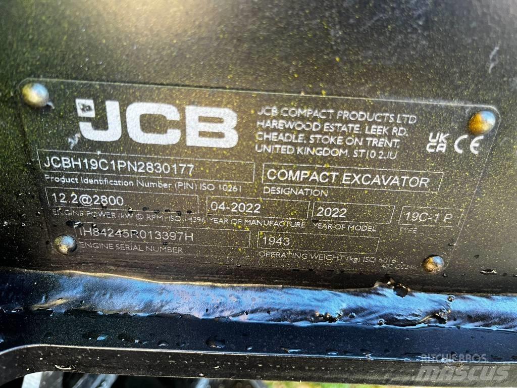 JCB 19 C-1 Mini excavators < 7t (Mini diggers)
