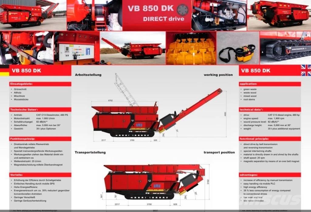 Hammel VB 850 DK Waste Shredders