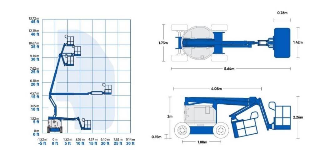 Genie Z 34/22 RT J Articulated boom lifts