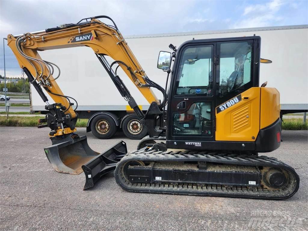 Sany SY80U Mini excavators  7t - 12t