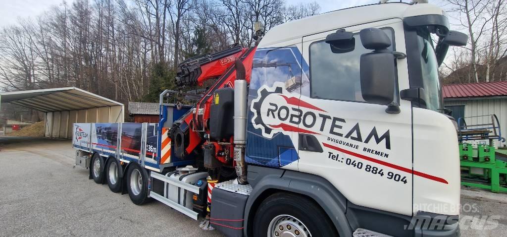 Scania G 490 Truck mounted cranes