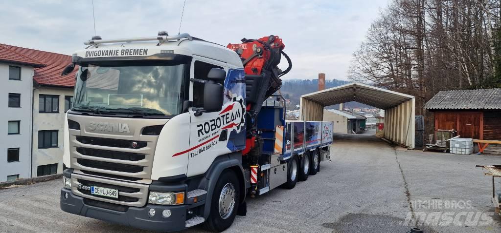Scania G 490 Truck mounted cranes