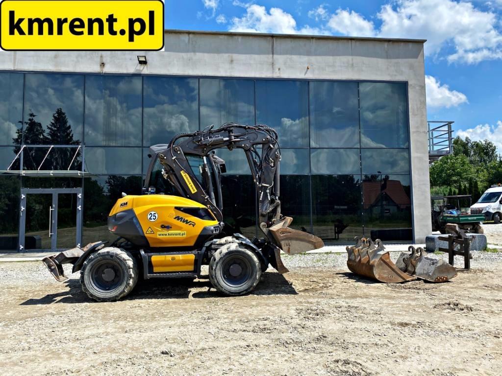 Mecalac 9 MWR. Wheeled excavators
