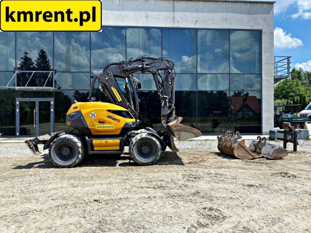 Mecalac 9 MWR. Wheeled excavators
