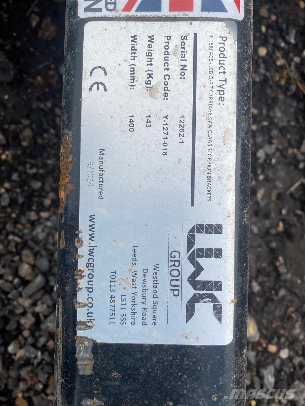  ADAPTOR PLATE Telehandlers