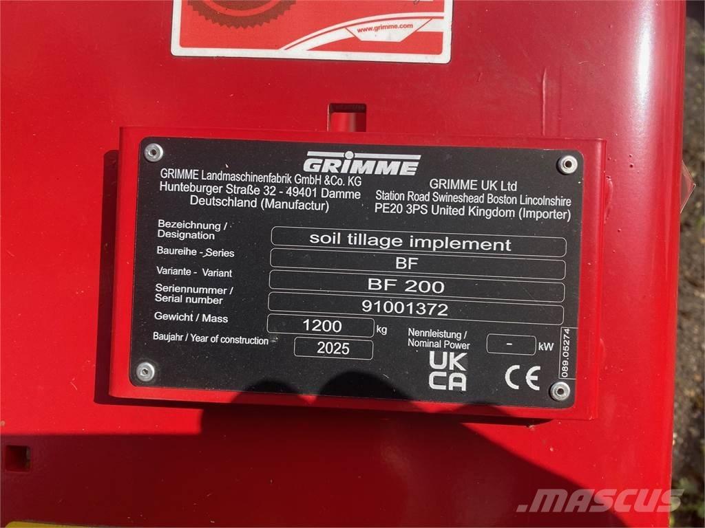 Grimme BF200 Farm machinery