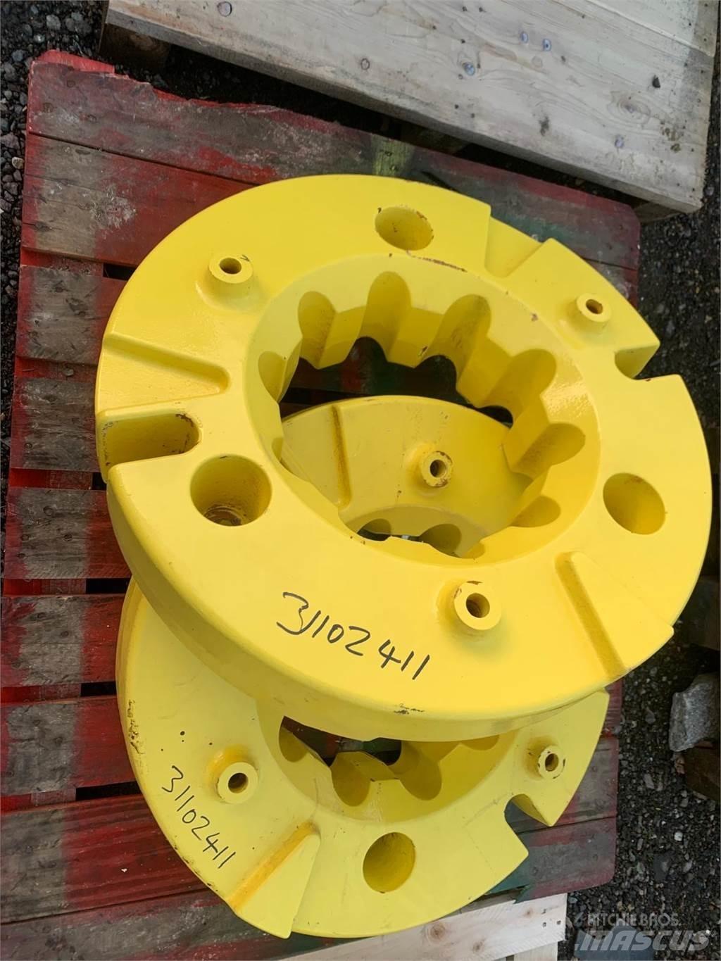 John Deere 600KG Tyres, wheels and rims