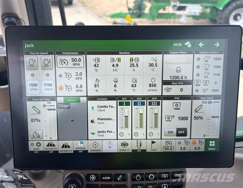 John Deere 6R185 Tractors