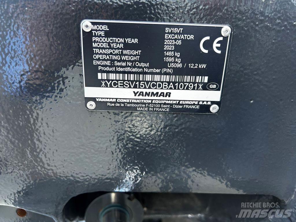 Yanmar SV15VT Mini excavators  7t - 12t