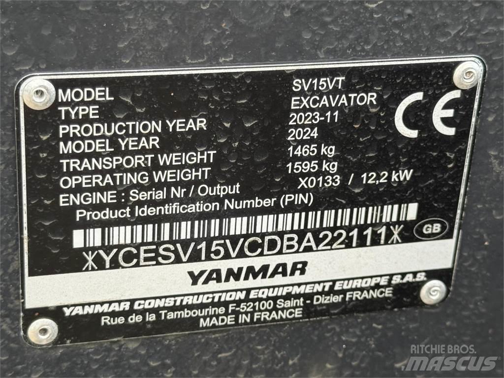 Yanmar SV15VT Mini excavators  7t - 12t