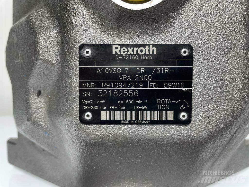 Rexroth A10VSO71DR Hydraulics