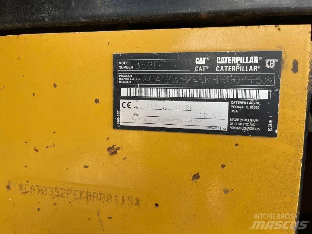 CAT 352FL Crawler excavators