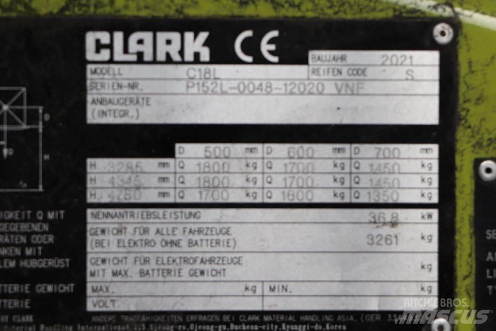 Clark C18L LPG trucks