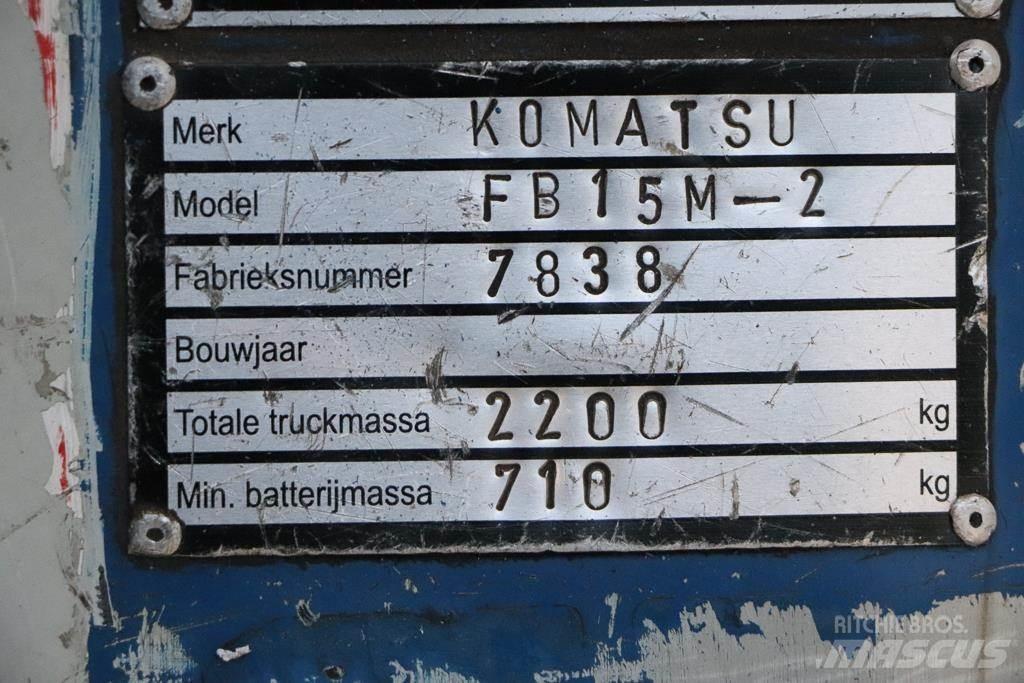 Komatsu FB15M-2 Electric forklift trucks