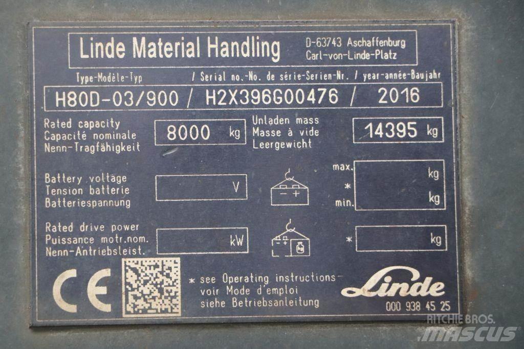 Linde H80D-03/900 Diesel trucks