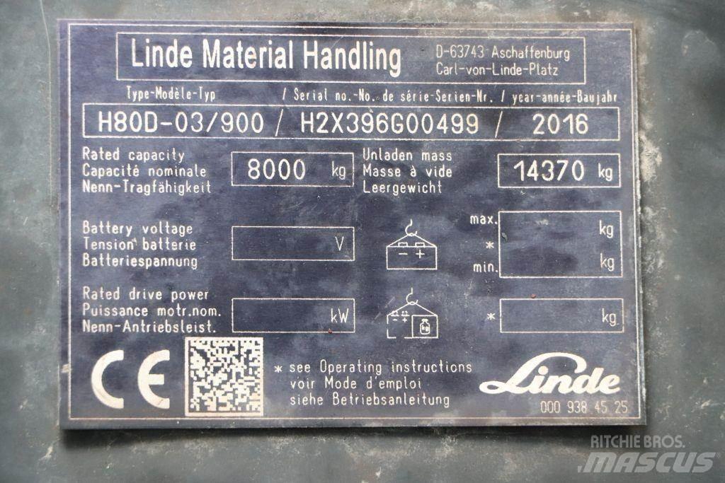 Linde H80D-03/900 Diesel trucks