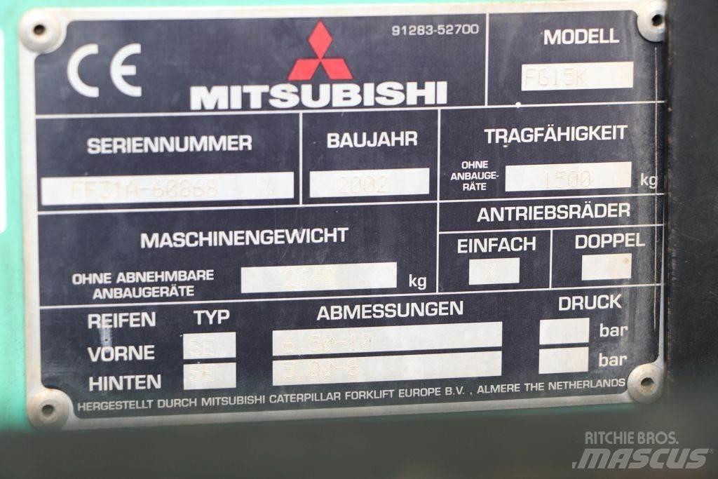 Mitsubishi FG15K LPG trucks