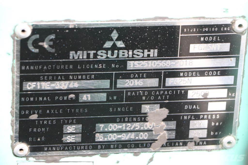 Mitsubishi FG25NT LPG trucks