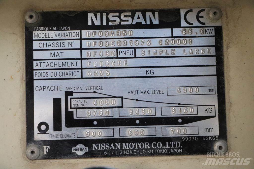 Nissan BF03A35U LPG trucks