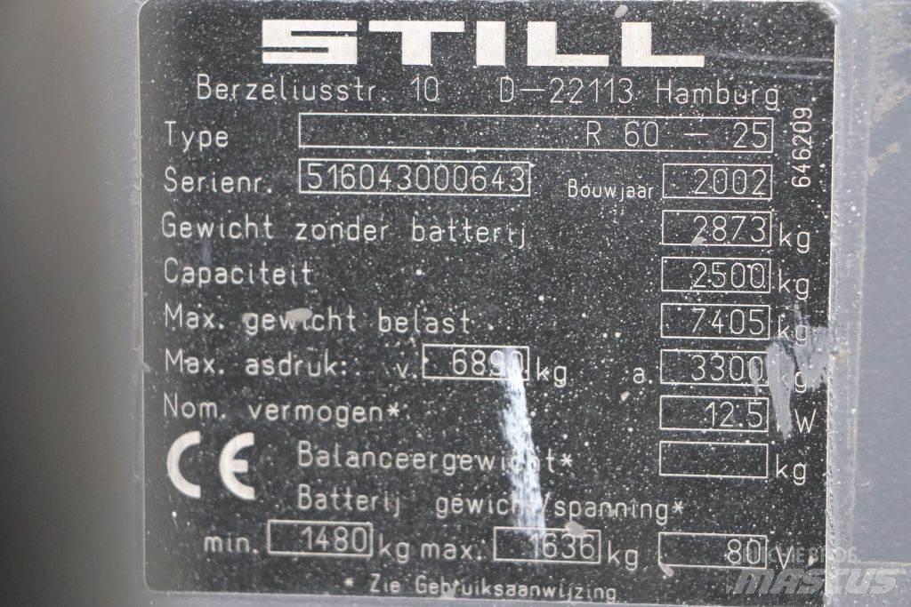 Still R60-25 Electric forklift trucks