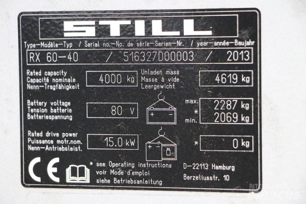 Still RX60-40 Electric forklift trucks