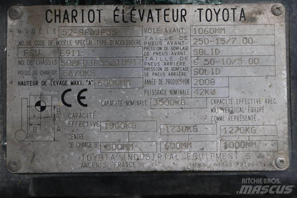 Toyota 52-8FDJF35 Diesel trucks