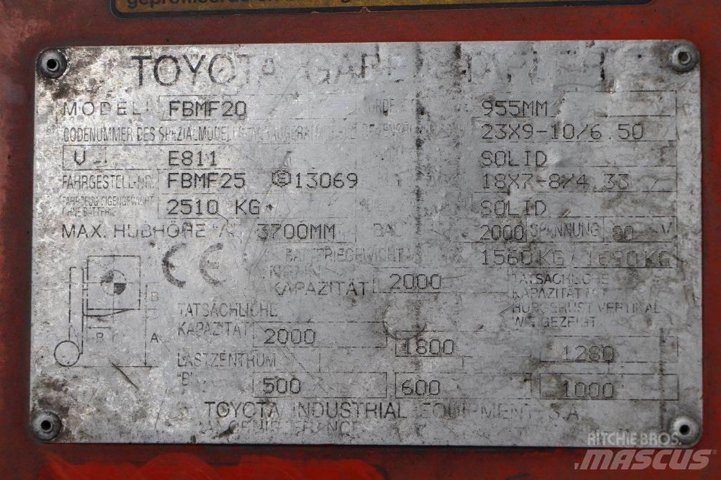 Toyota FBMF20 Electric forklift trucks