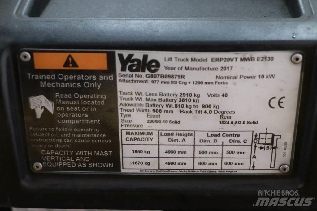 Yale ERP20VT Electric forklift trucks
